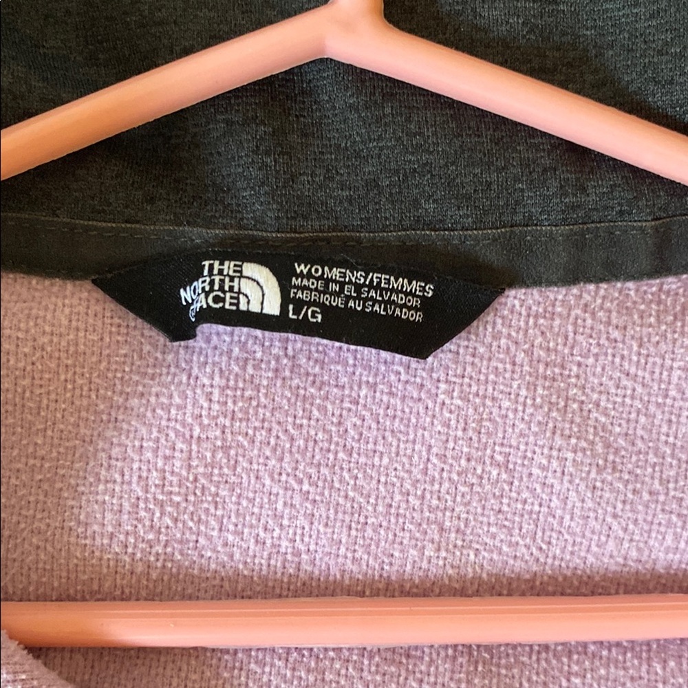 The North Face Two-Tone light purple and dark grey full zip Jacket - Picture 2 of 4